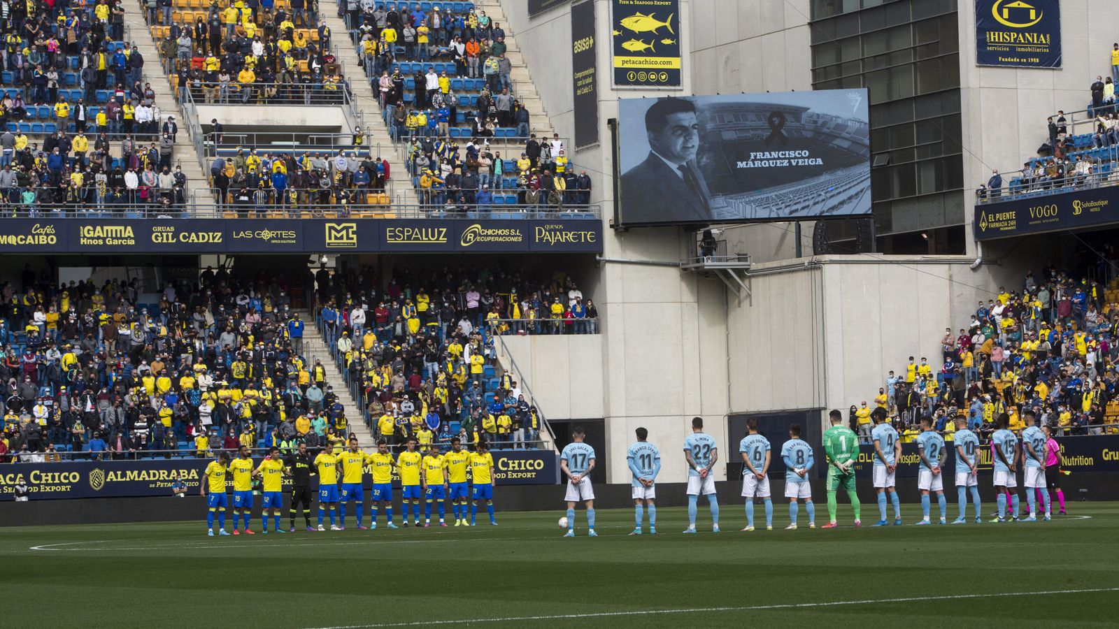 Las imágenes del partido entre el Cádiz y el Celta