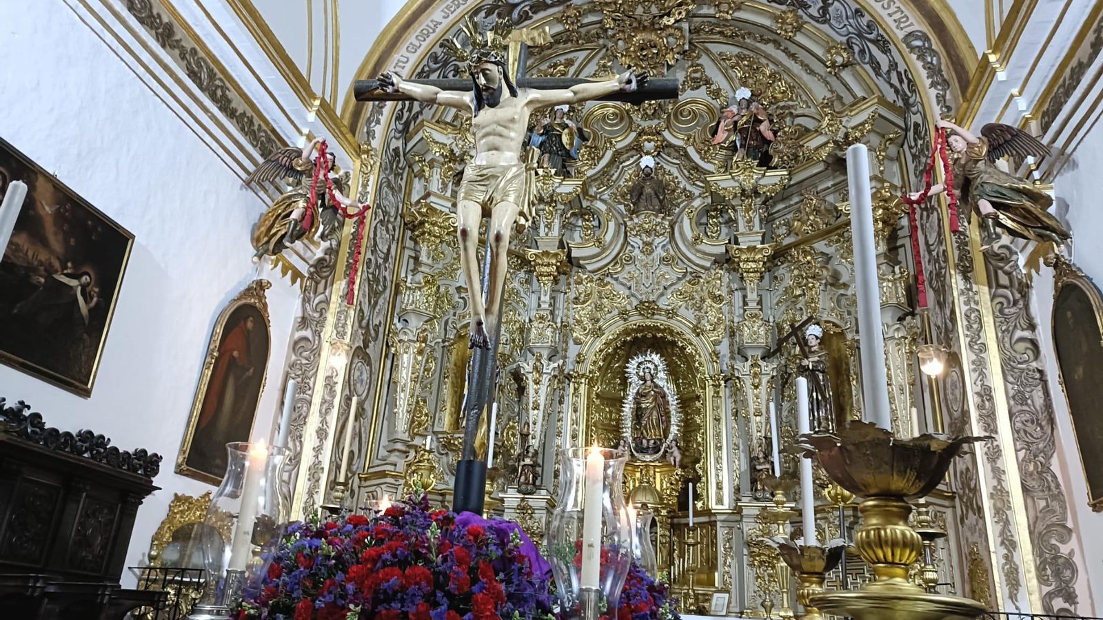 Cristo románico, de Galaroza.