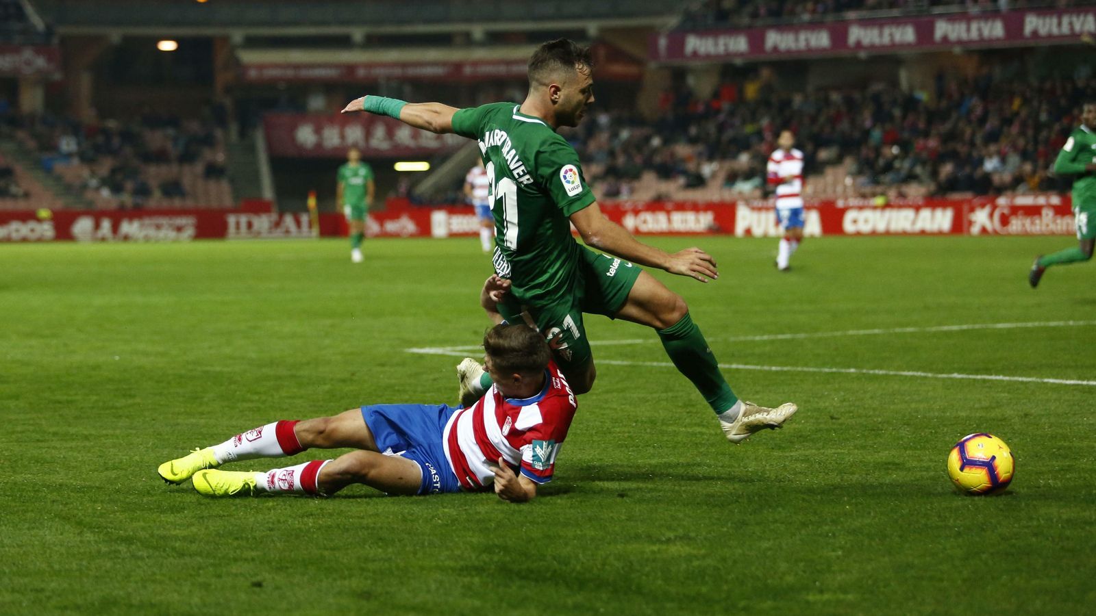 El Sporting fue el primer rival que sacó los tres puntos de Los Cármenes.