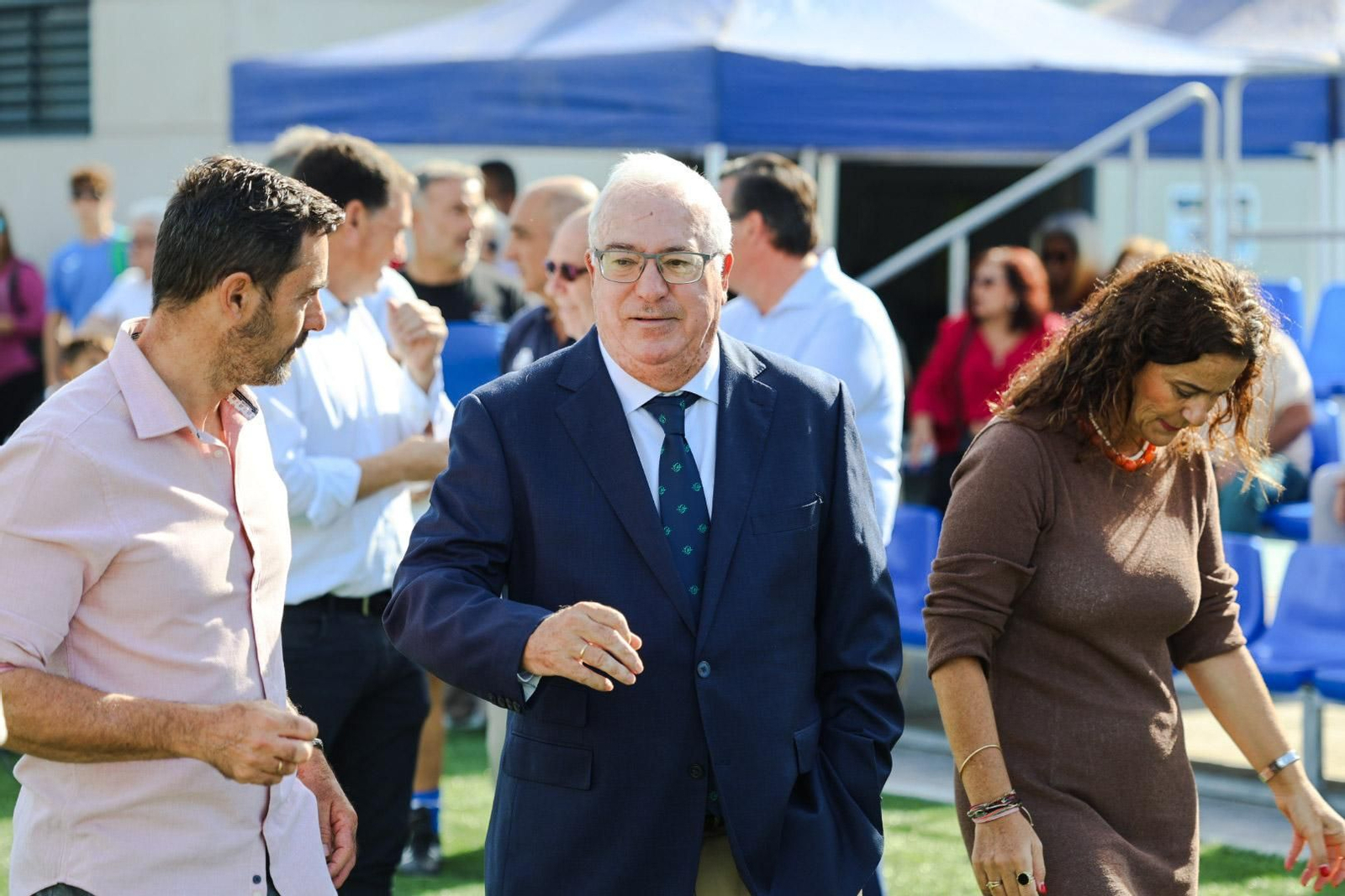 Imágenes de la inauguración del campo de rugby de Huelva