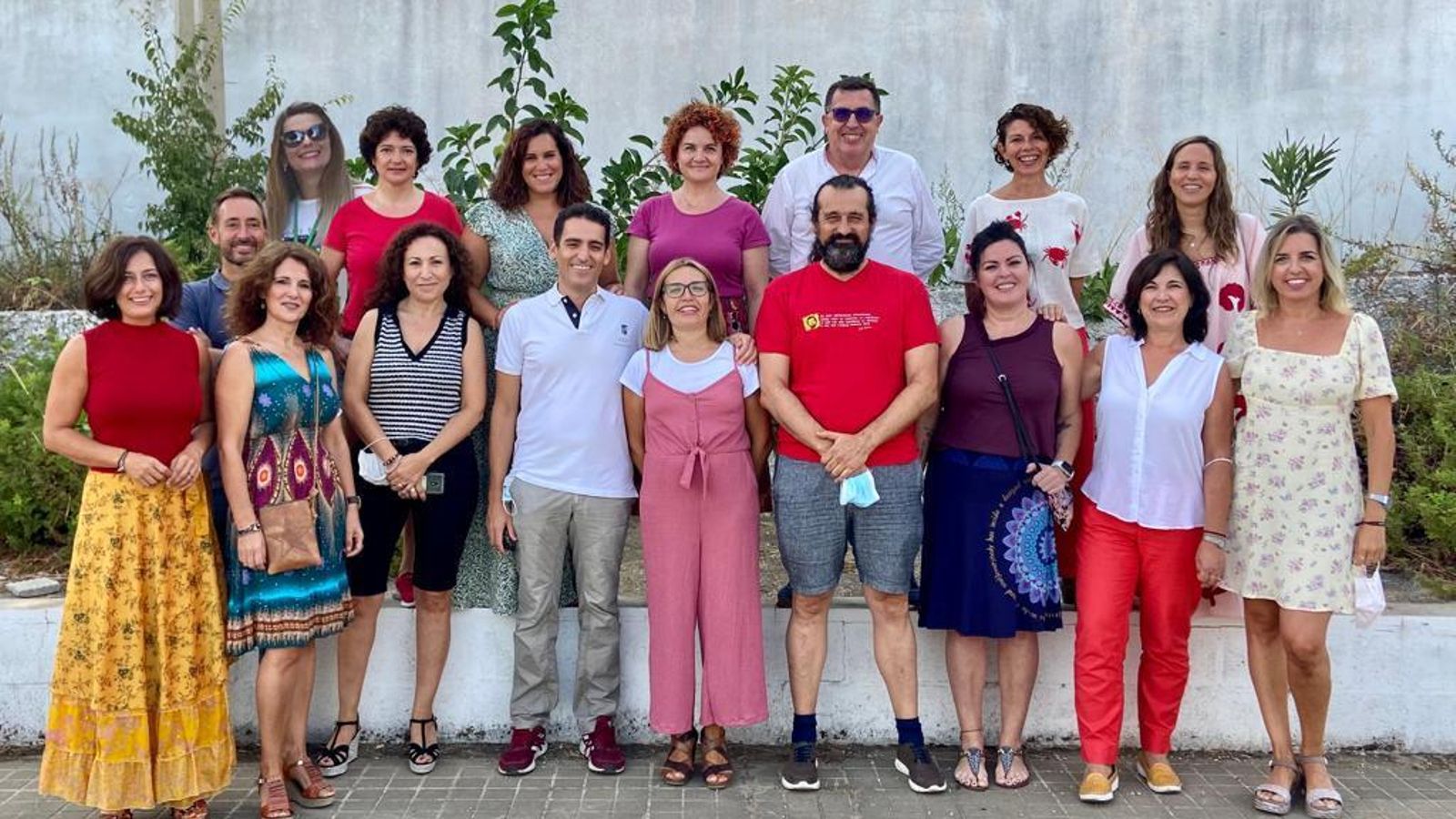 Los miembros del Centro del Profesorado (CEP)  Huelva Isla Cristina.