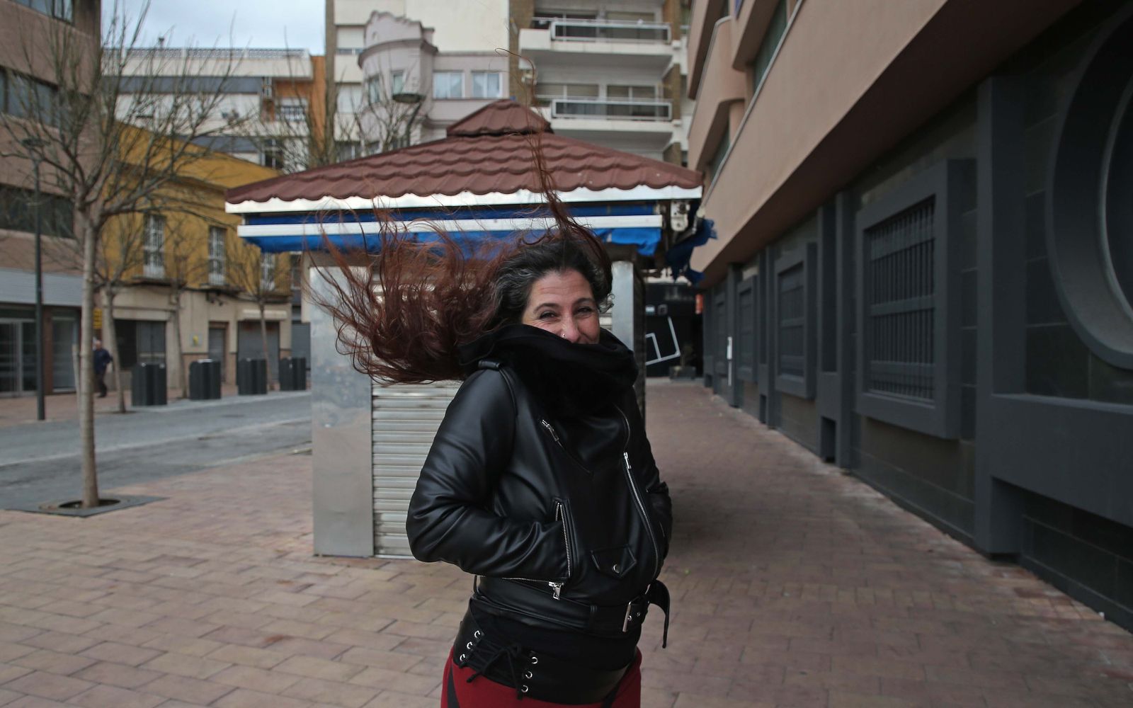 Fuerte temporal de levante en el Estrecho de Gibraltar