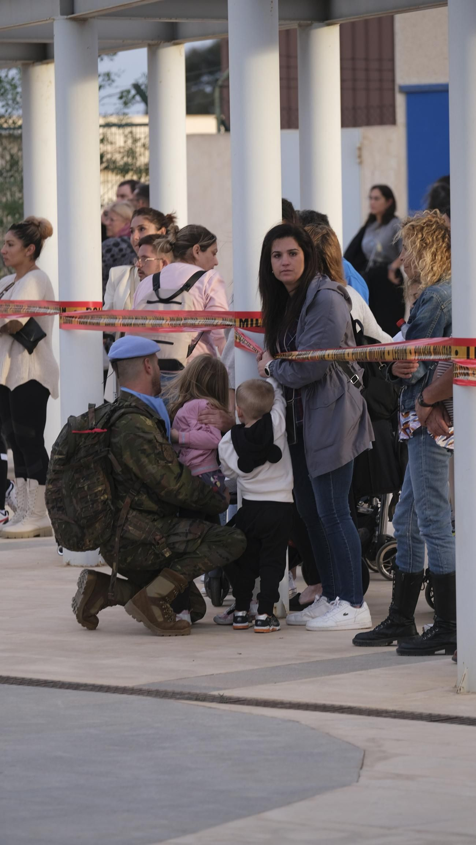 Imágenes de la salida del segundo contingente de La Legión con destino el Líbano