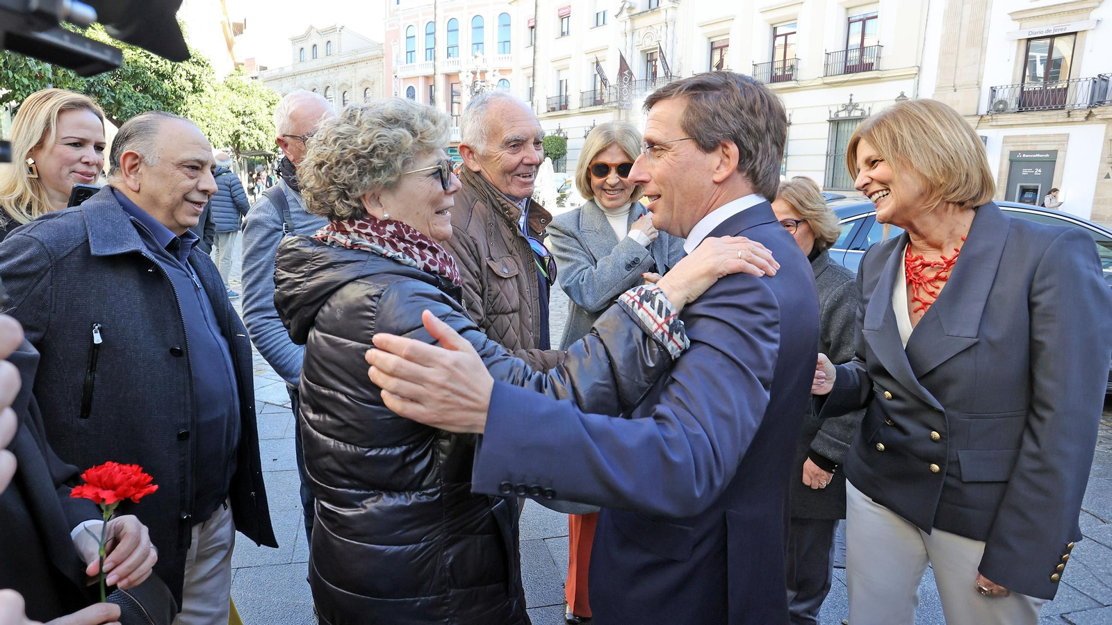 Visita a Jerez de Almeida, alcalde de Madrid