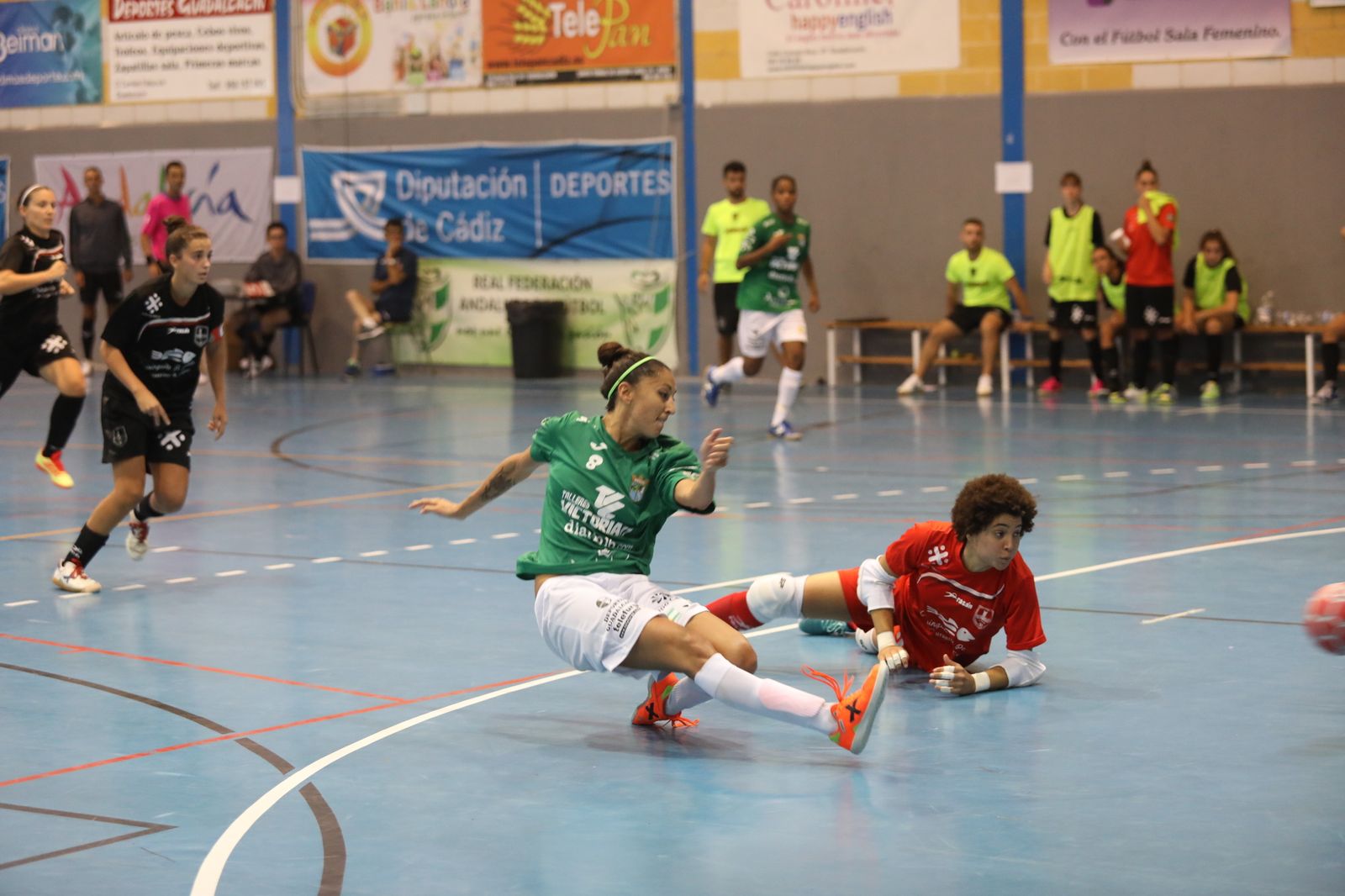 Luci, jugadora del Guadalcacín FSF.