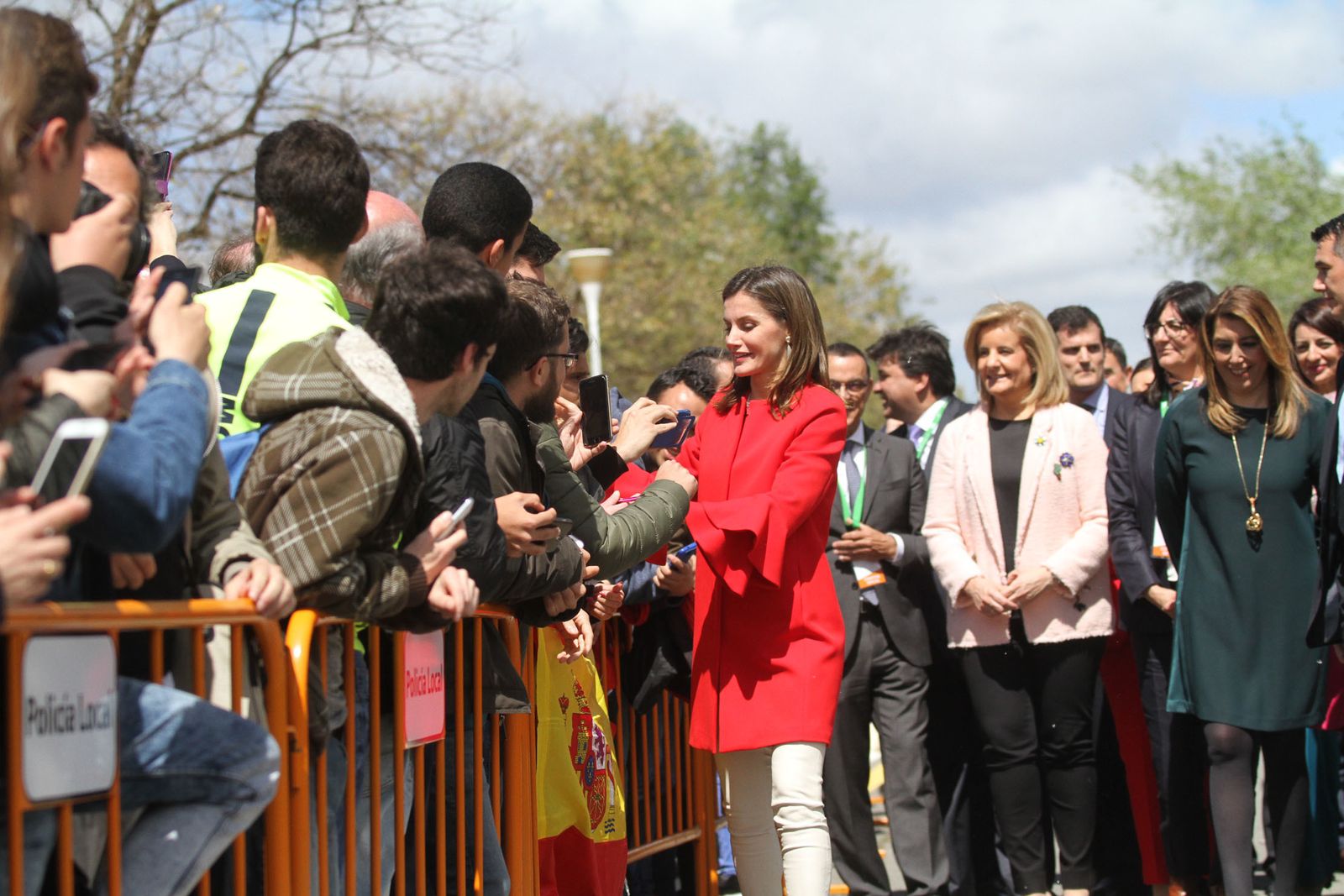 Imágenes de la visita de la reina Letizia a Huelva
