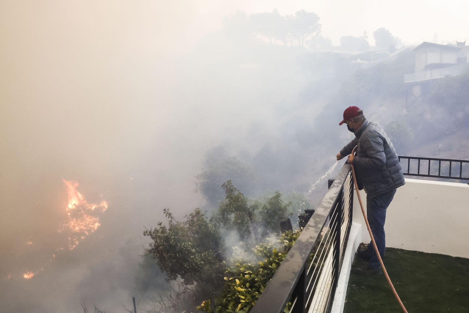 Las impactantes imágenes de los incendios de California