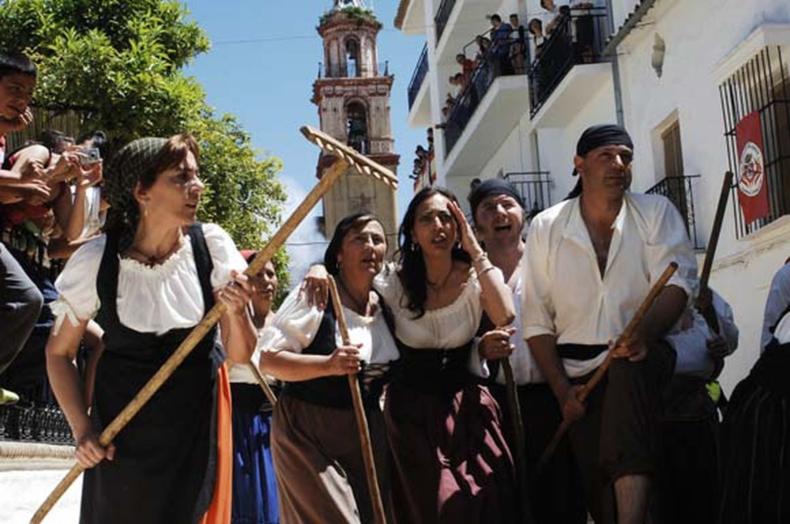 La localidad celebra por todo lo alto y hasta la bandera el bicentenario contra los franceses, nombrando alcalde de las fiestas al ex ministro Manuel Pimentel

Foto: Ramon Aguilar