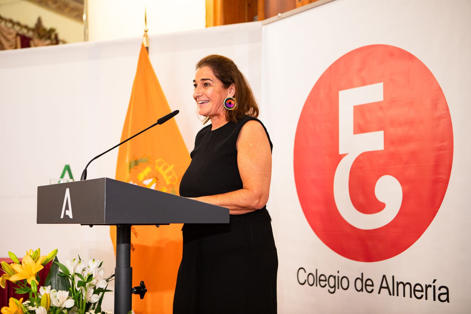 Ana Moreno, decana del Colegio almeriense.