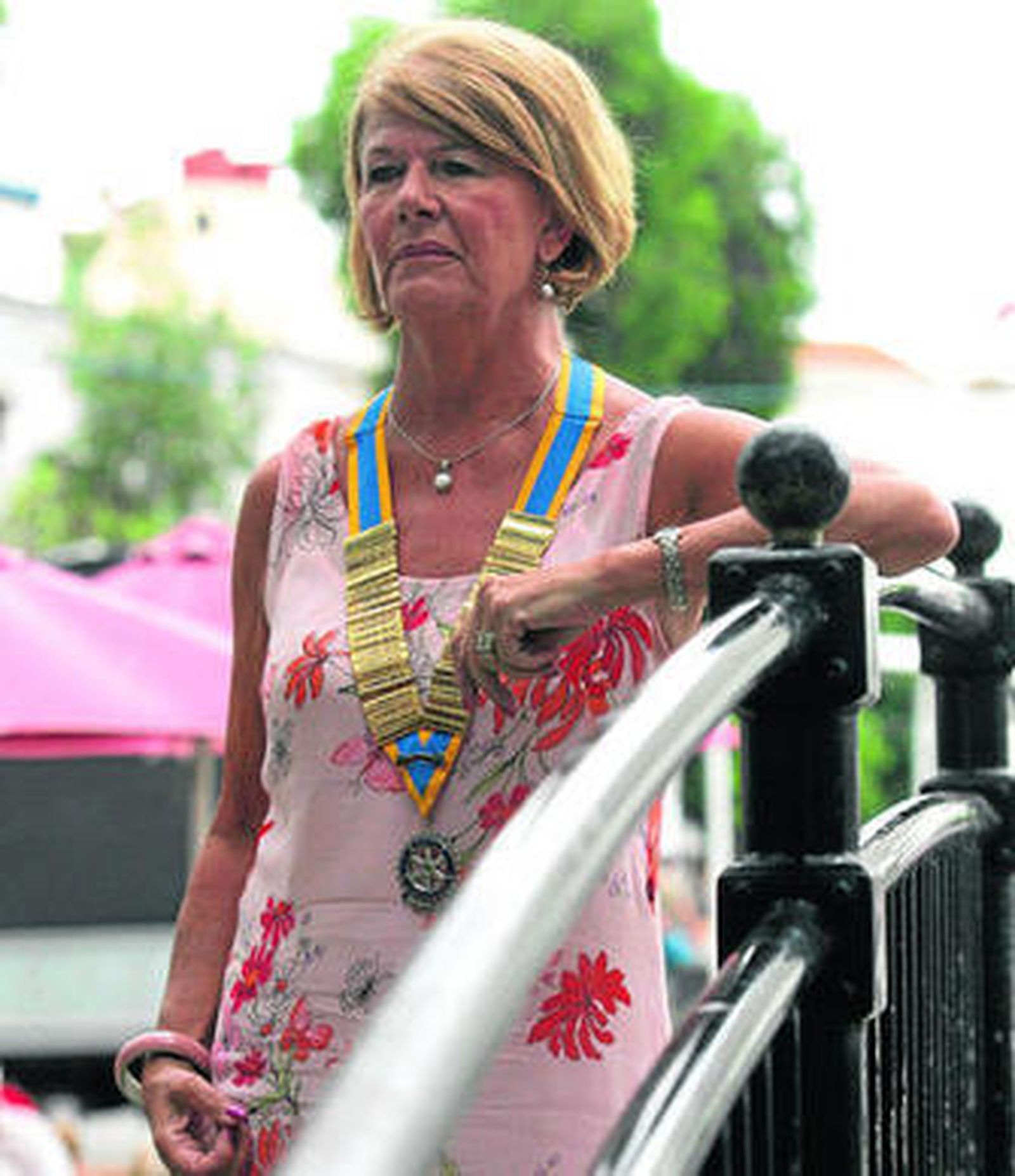 Jennifer Stentiford, posa para este diario en Casemates.