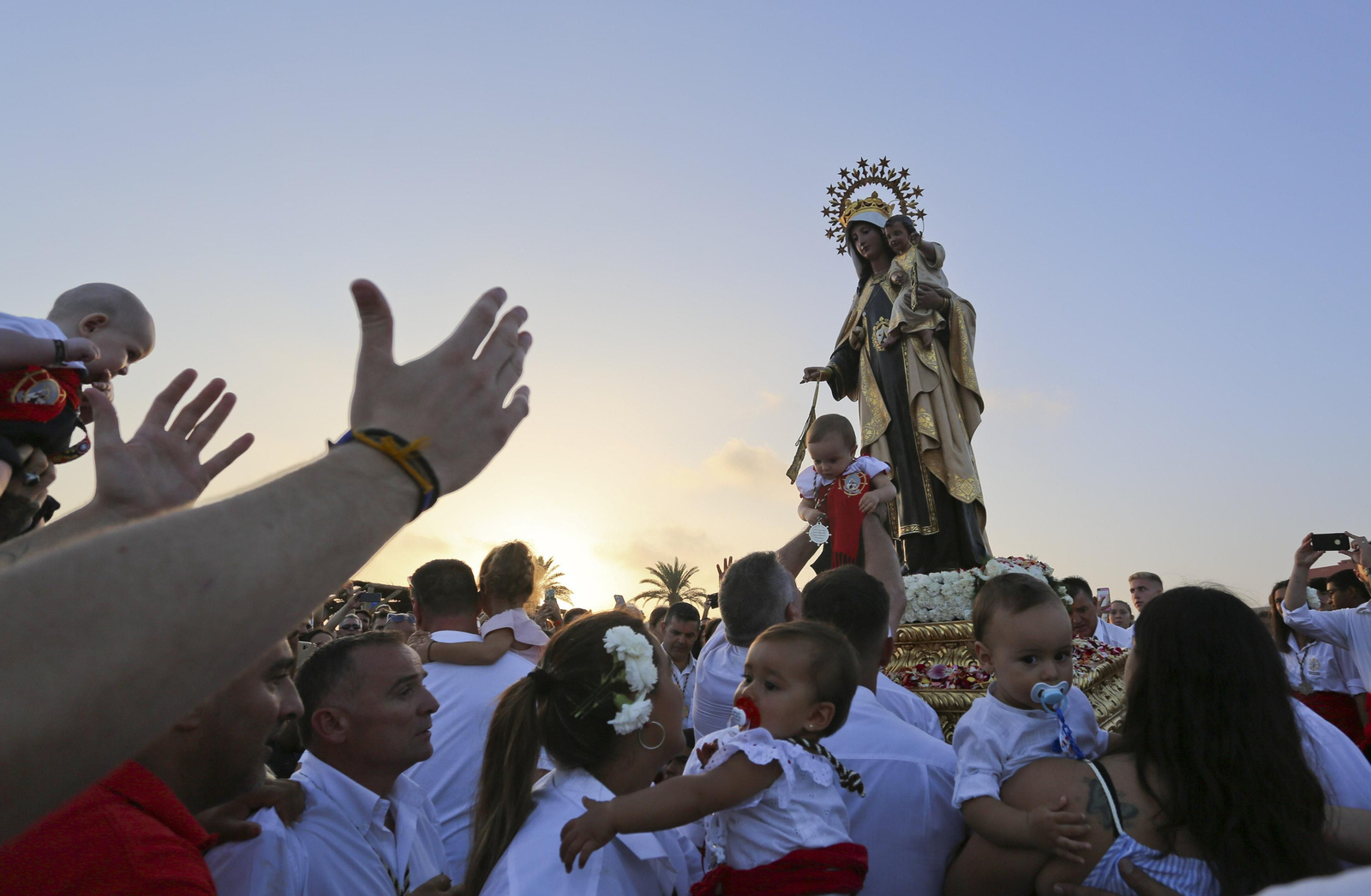 Las fotos de las procesiones de la Virgen del Carmen en Málaga
