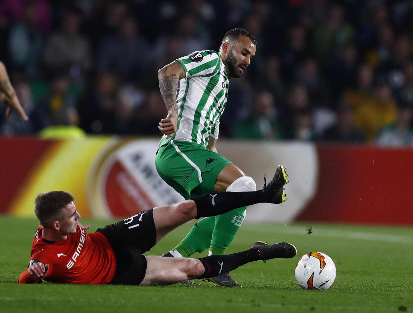 Las imágenes del Betis-Rennes