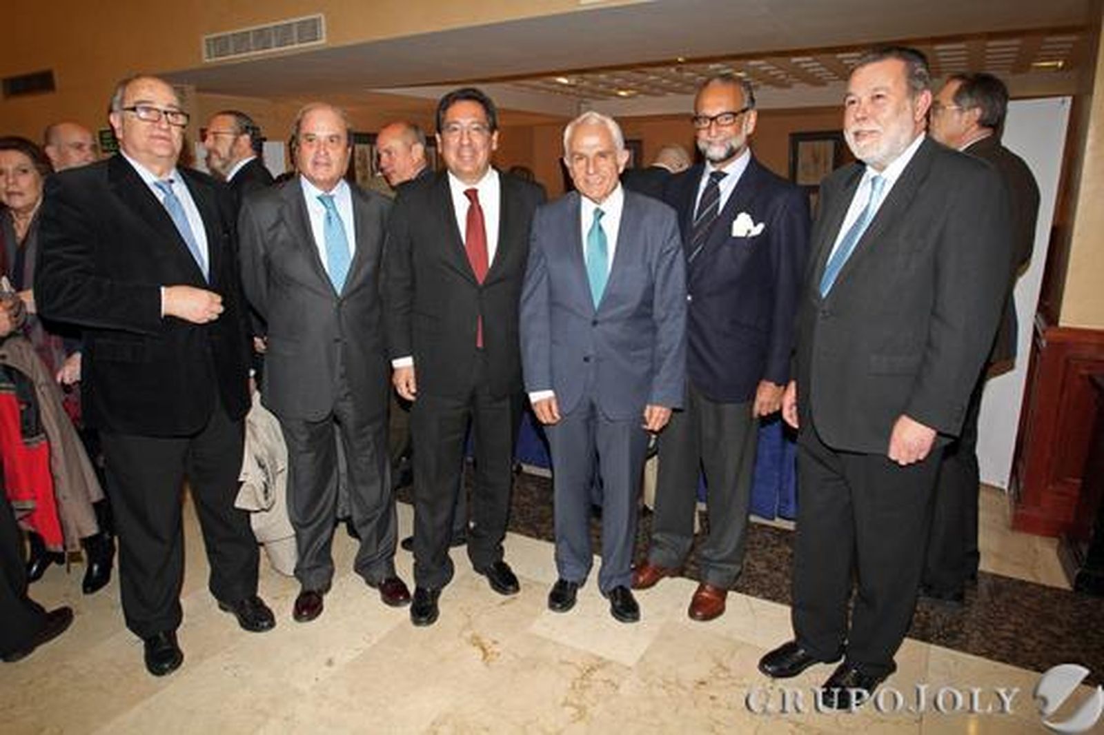 Guillermo Sierra, Antonio Ponce, Antonio Pulido, Antonio Pascual, José María O'Kean y Salvador Blanco.

Foto: Juan Carlos Vázquez / Belén Vargas/ Manuel Gómez