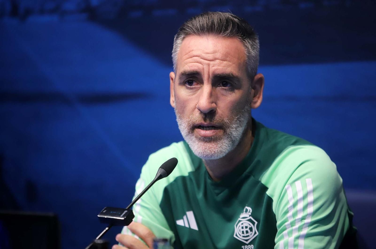 Abel Gómez, en rueda de prensa.