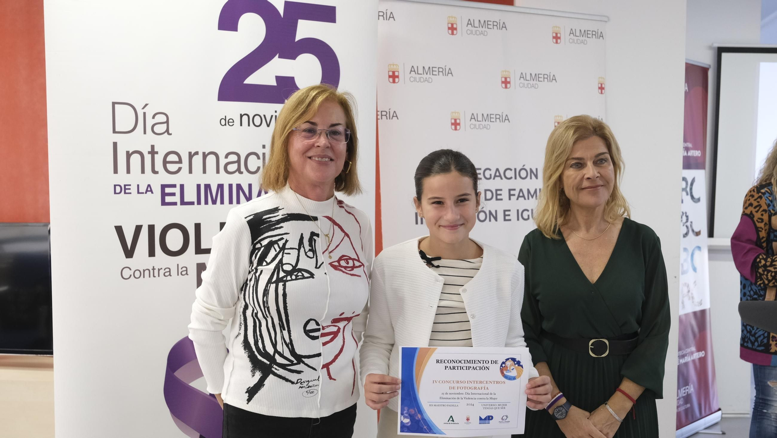 Búscate en la entrega de premios de fotografía escolar contra la violencia machista