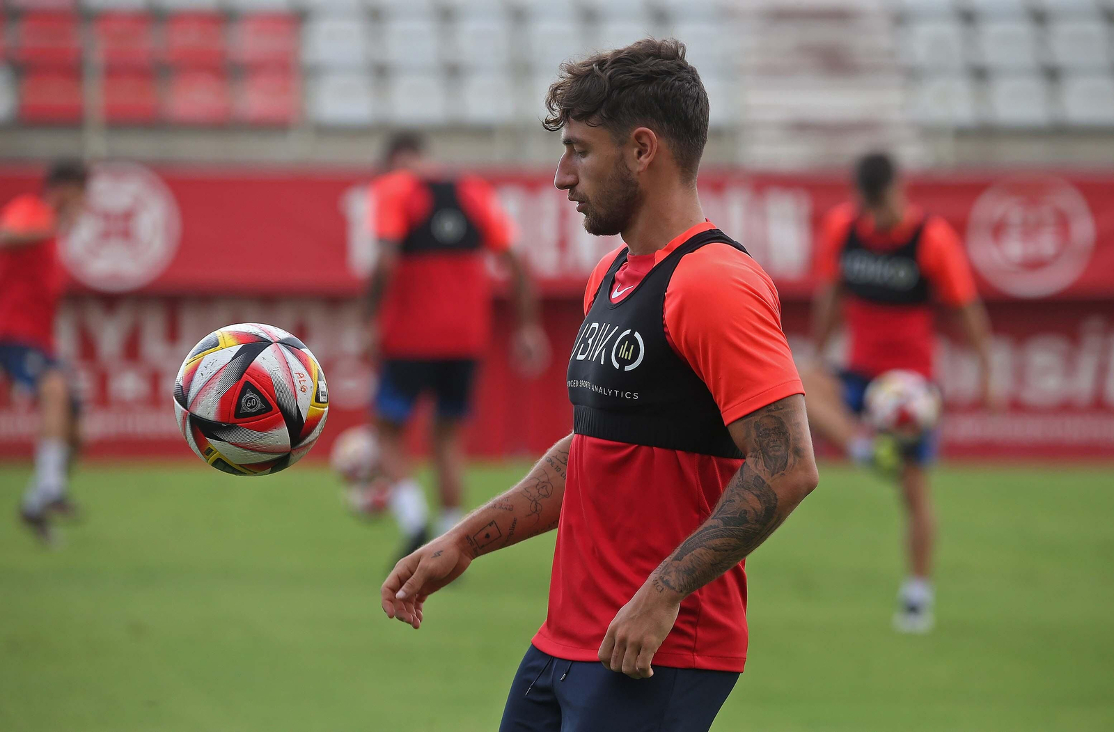Fotos del entrenamiento del Algeciras CF en el estadio Nuevo Mirador