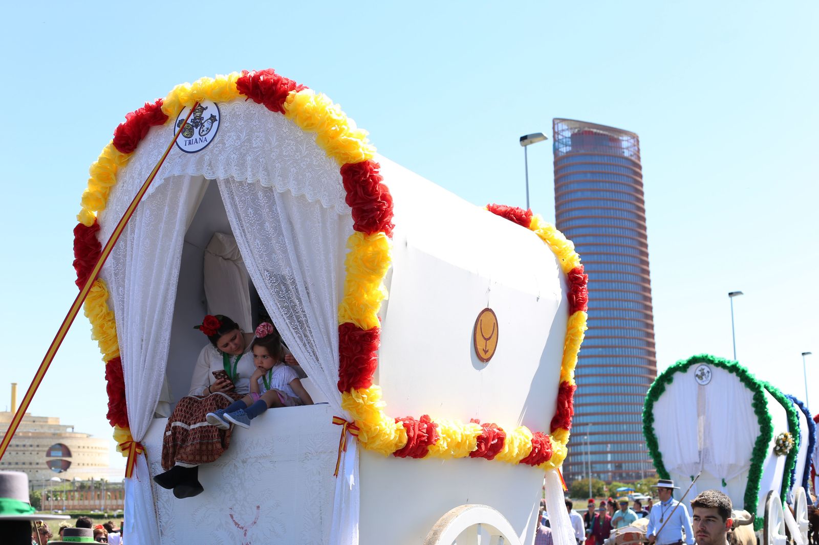 Salida de la Hermandad del Rocío de Triana