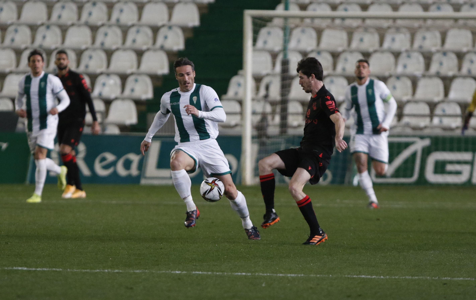 Las fotografías de la derrota del Córdoba CF ante la Real Sociedad en Copa del Rey