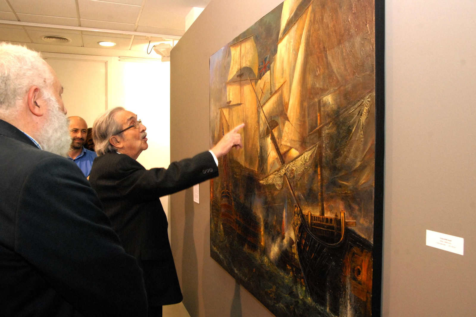 Torres Aleu, en la inauguracion de una exposición en 2015.