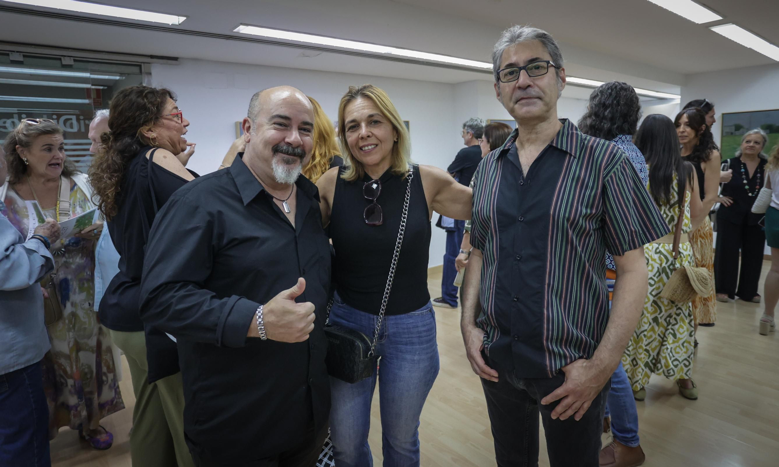 Fotos de la inauguración de la exposición de Jaime Pandelet en la sala ArteAdiario