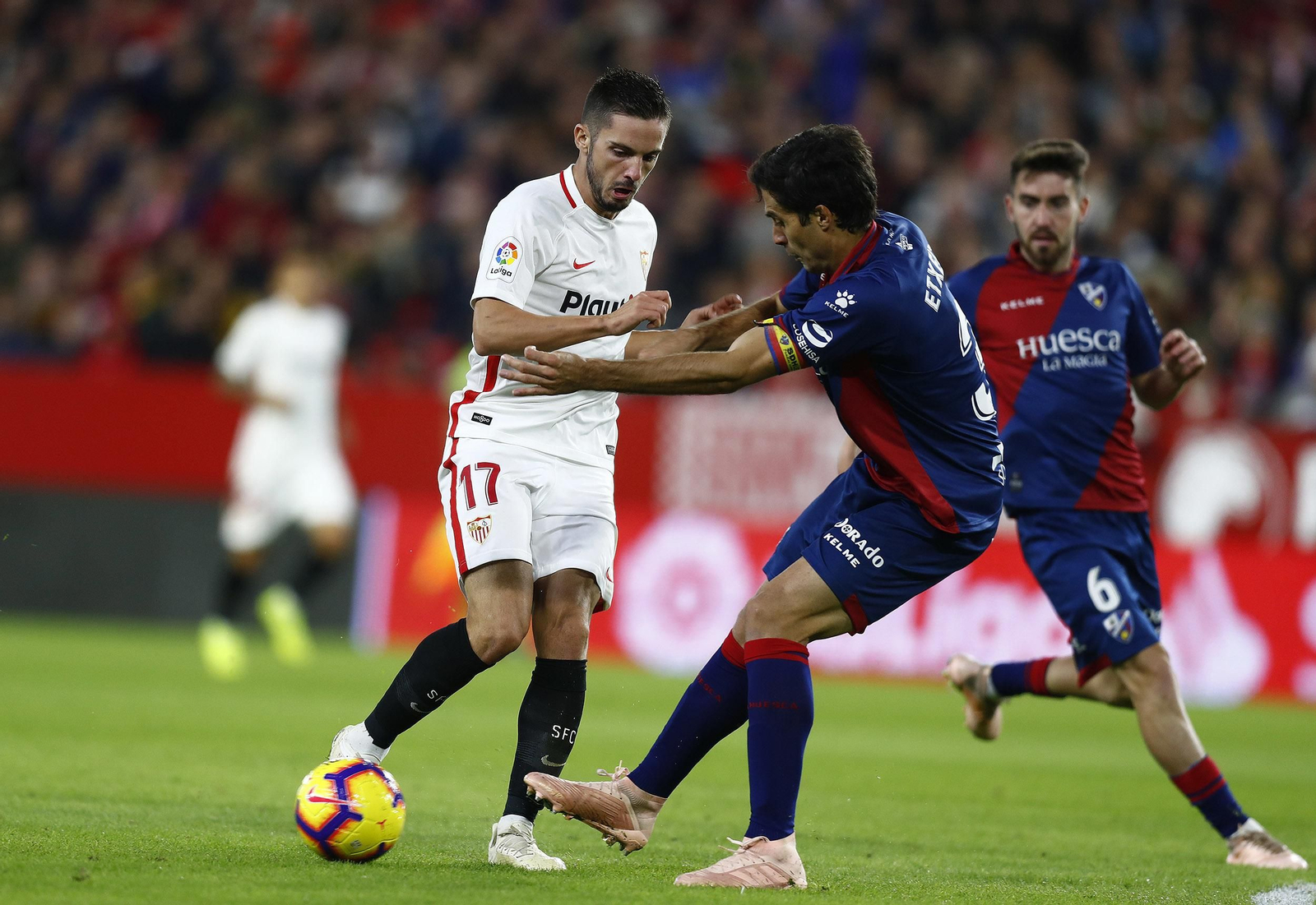 El Sevilla-Huesca, en imágenes