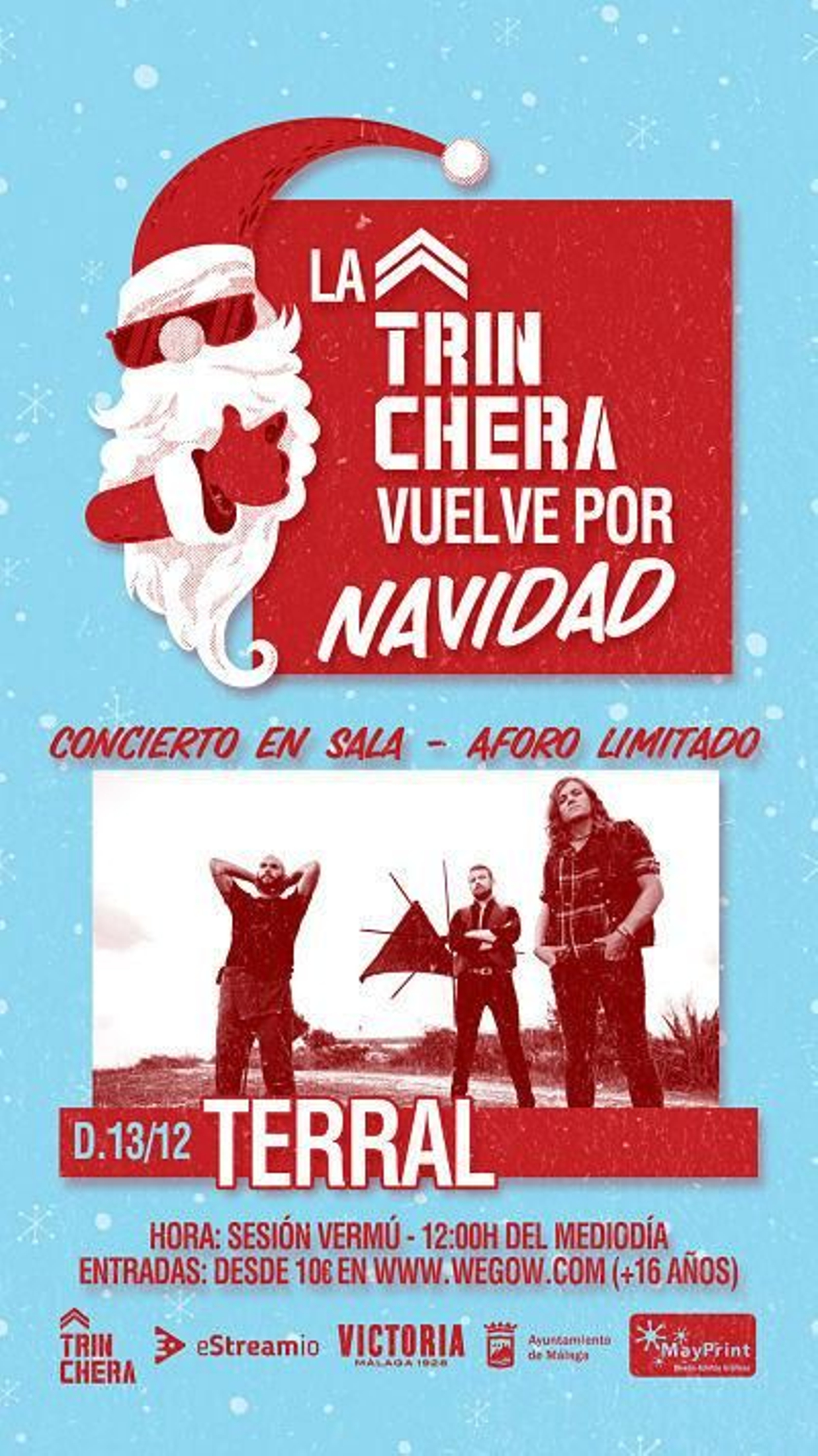 Cartel del concierto de Terral.