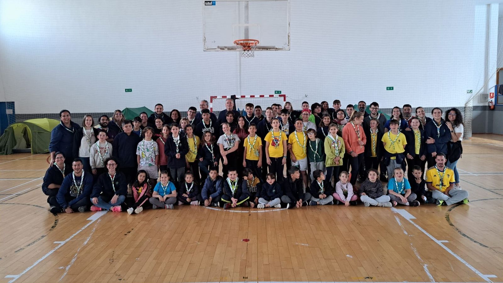 Más de 80 jóvenes de San Fernando participan en el campamento scout de Semana Santa organizado por Eryteeia