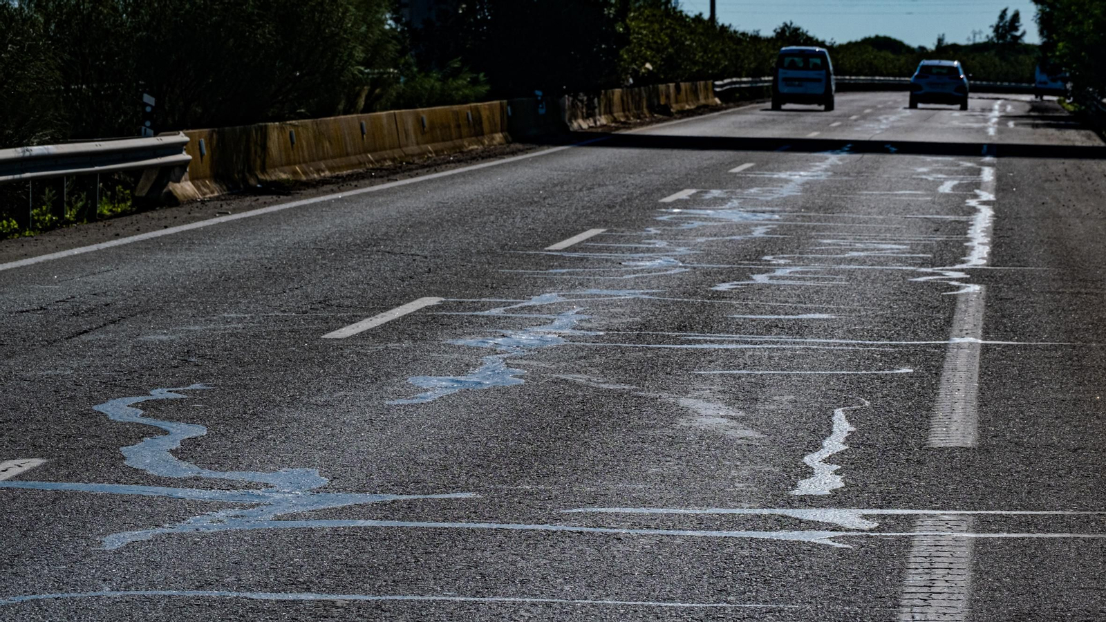 Las imágenes del estado de las carreteras de la provincia de Cádiz