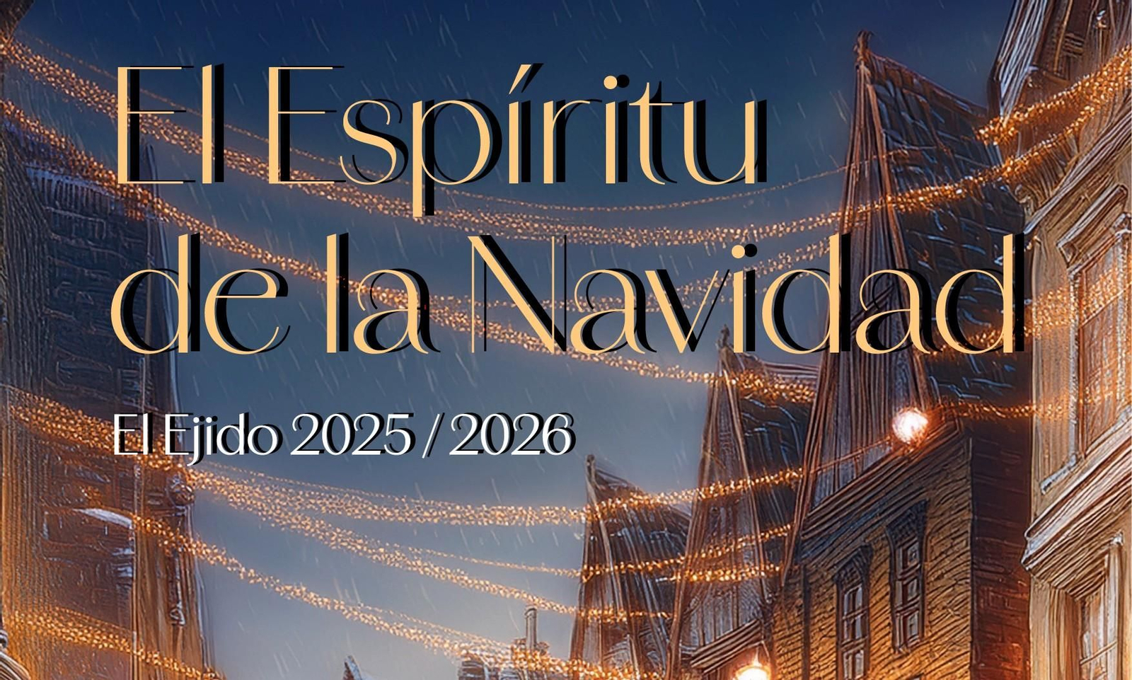 Cartel del espectáculo ‘El espíritu de la Navidad’.