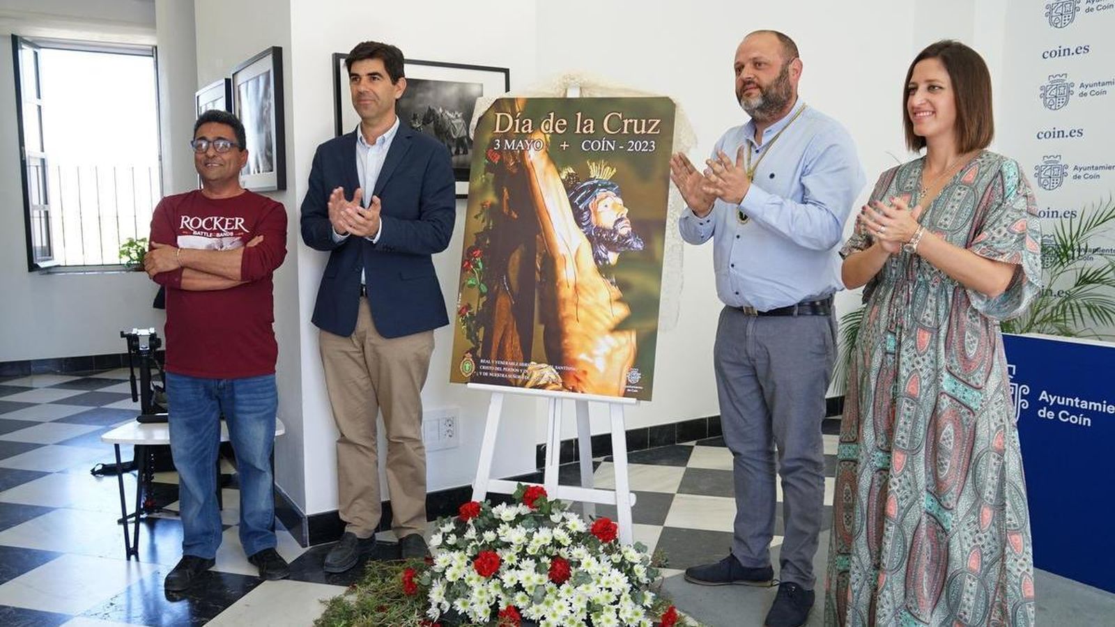 Presentación del Día de la Cruz en Coín.