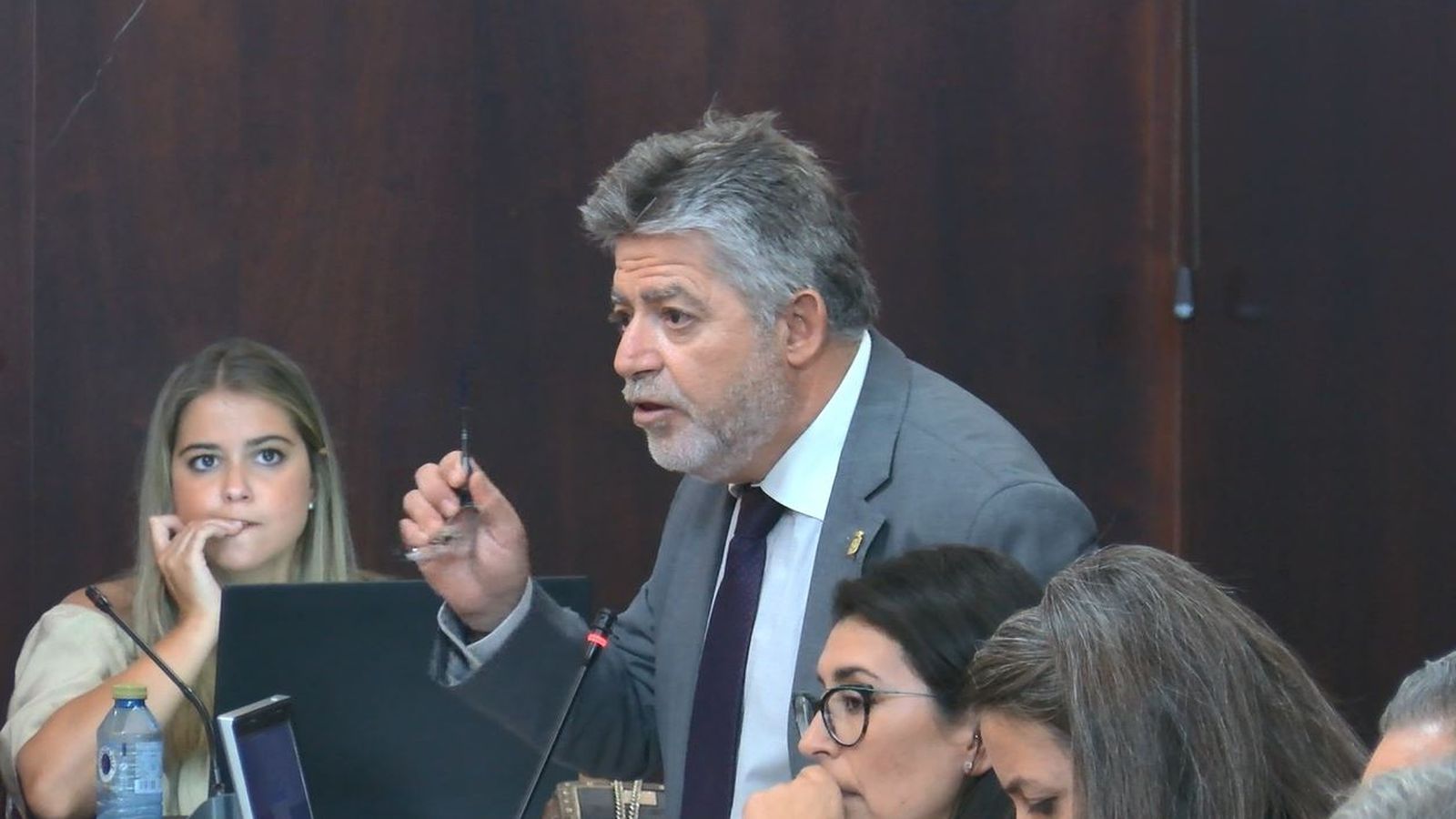 Rufino Morillo durante el pleno