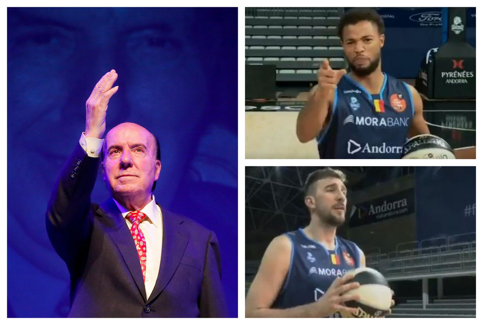 Chiquito de la Calzada, homenajeado por el Morabanc Andorra.