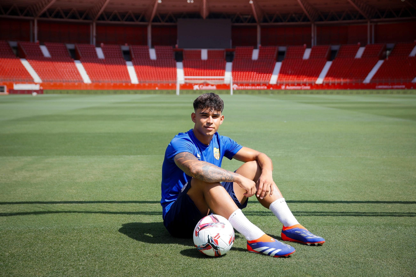 Marcos Peña en un posado para Diario de Almería