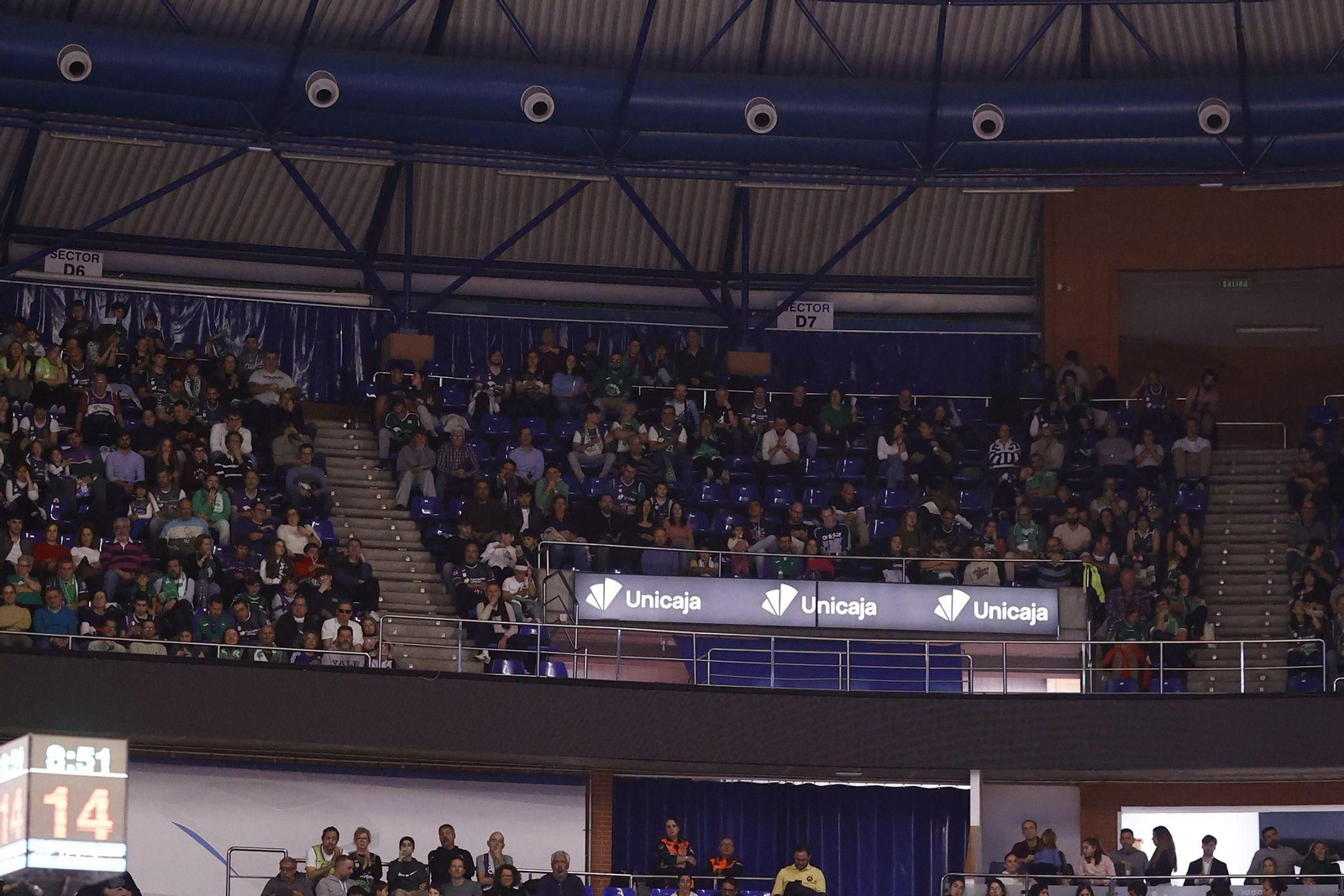 Búscate en las gradas del Carpena en el Unicaja-San Pablo Burgos