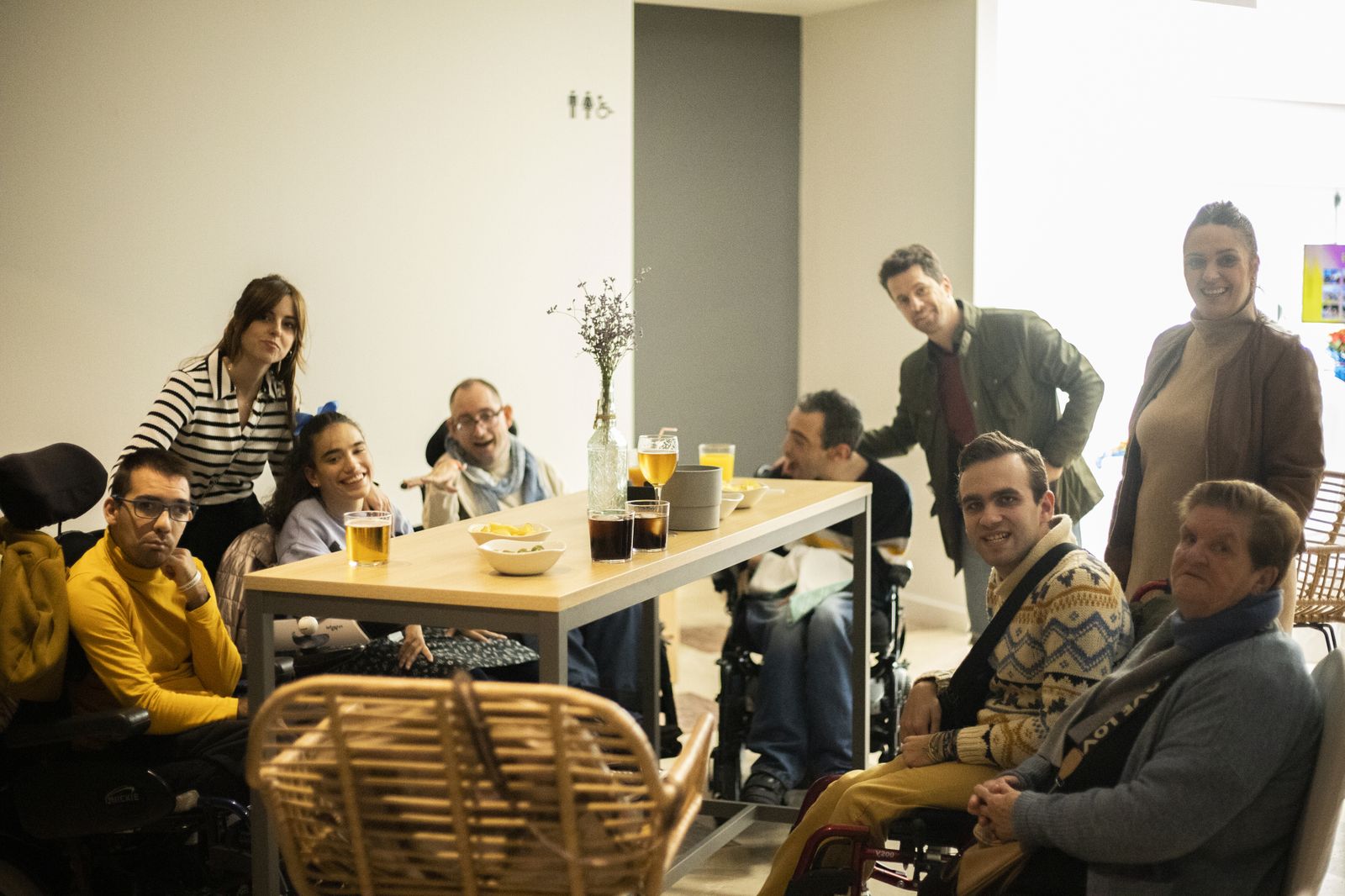 La presentación del nuevo calendario solidario de Aspace en imágenes