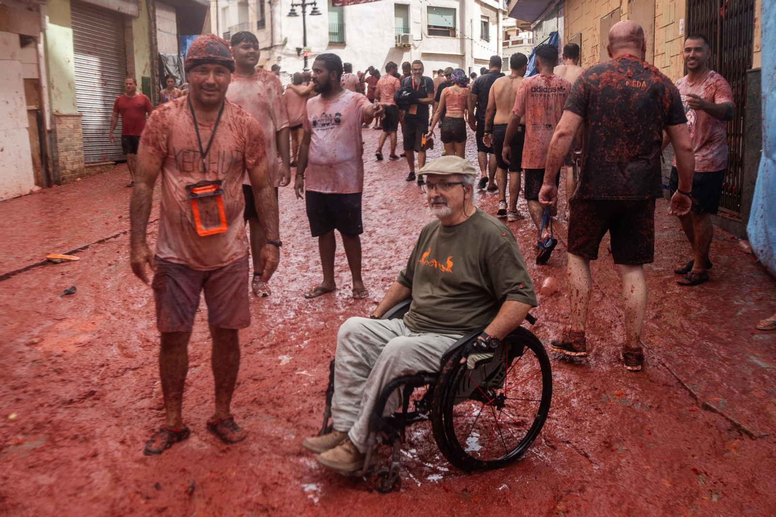 Las mejores fotos de la Tomatina de Buñuel 2025
