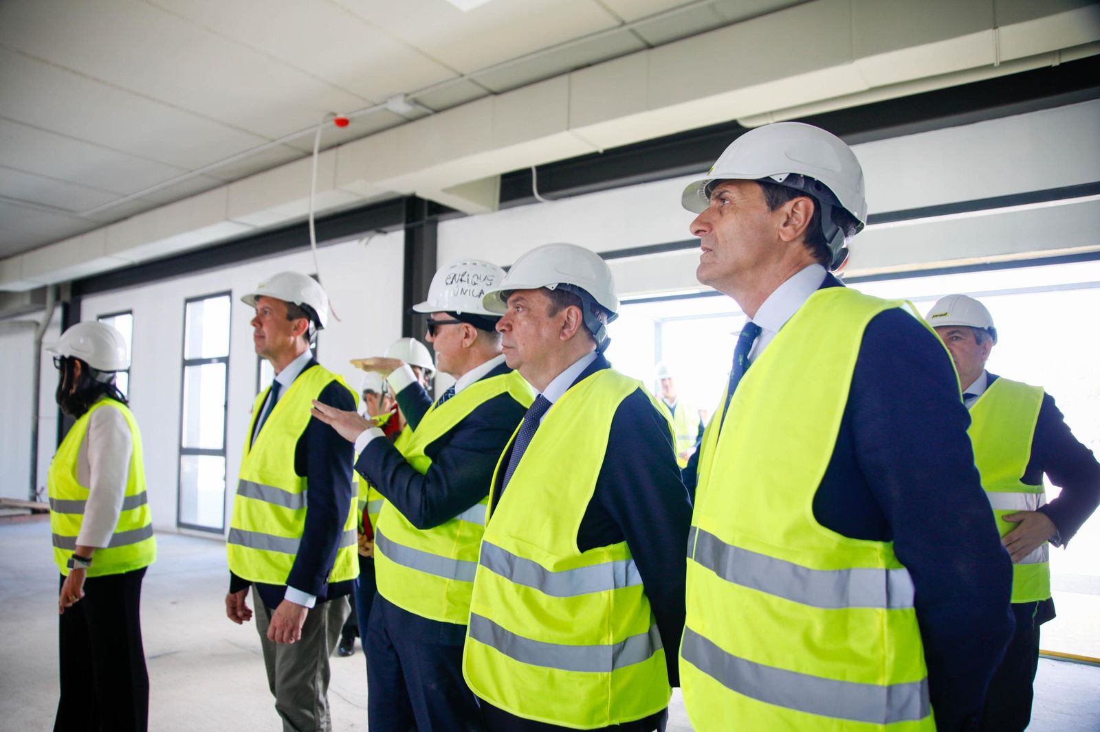 Luis Planas en una visita a la cooperativa Única