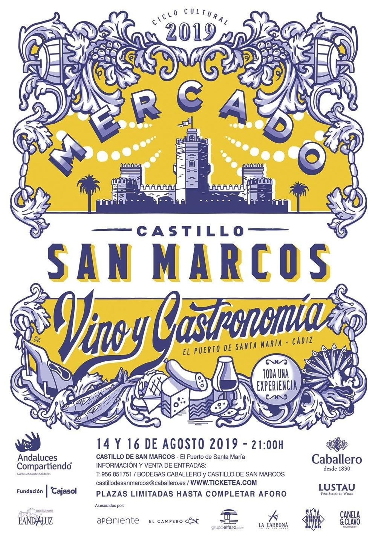 Cartel anunciador de la 29 edición del Ciclo Cultural Caballero.