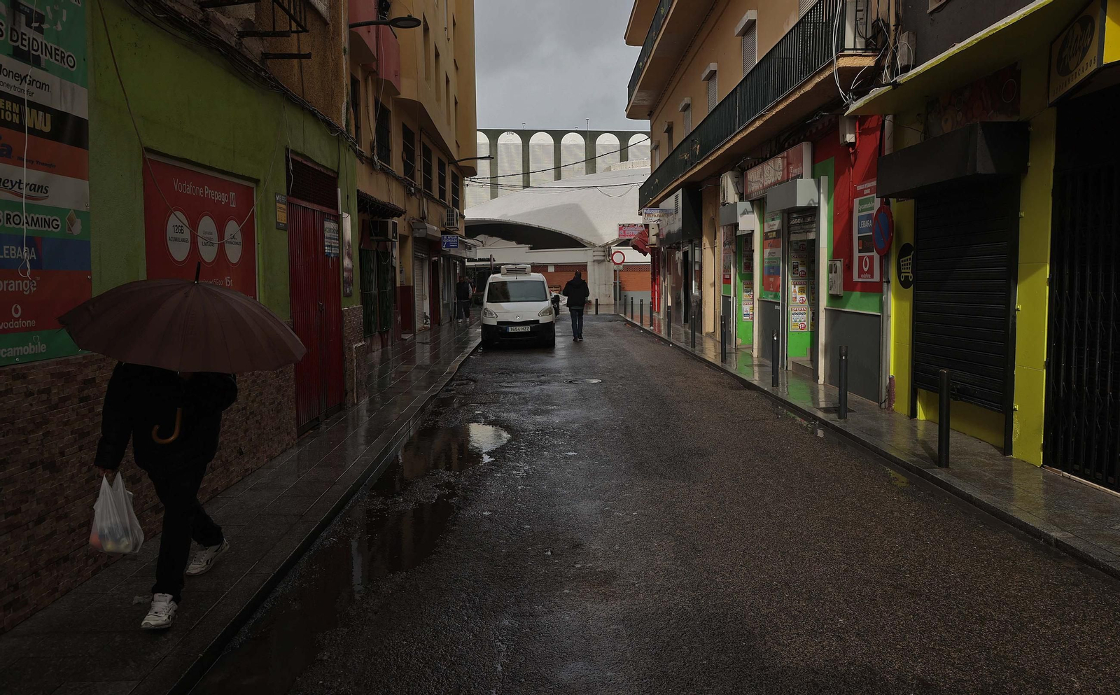 Fotos de los efectos de la borrasca Herminia en Algeciras