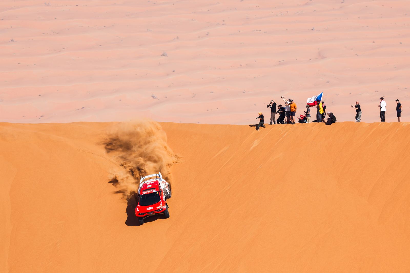 Las mejores fotos del Dakar por las dunas