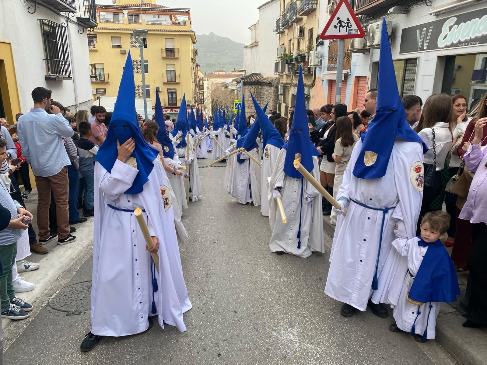 Tarde de Domingo de Ramos con cielos grises