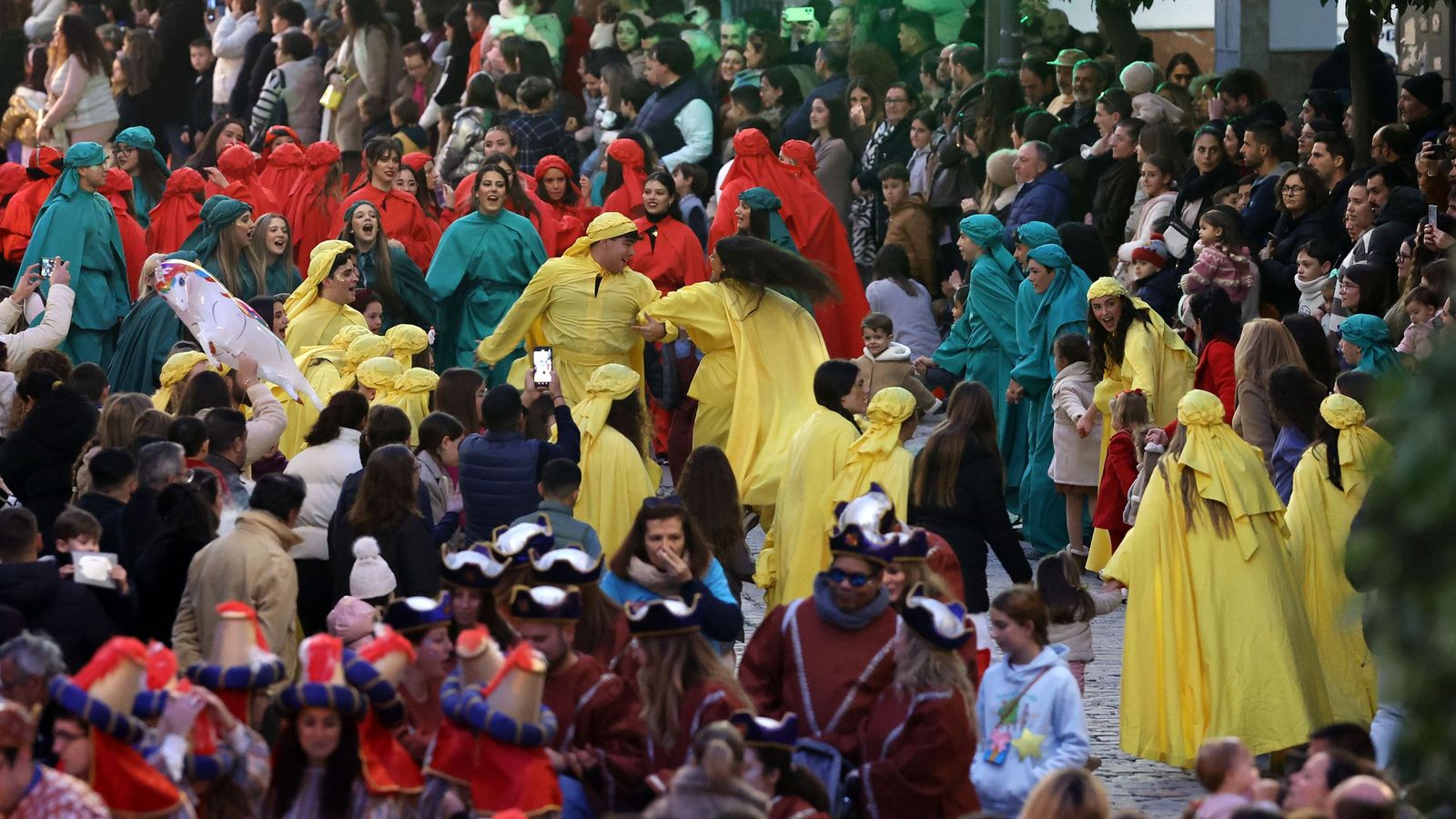 Imágenes de la cabalgata del Cartero Real de Jerez