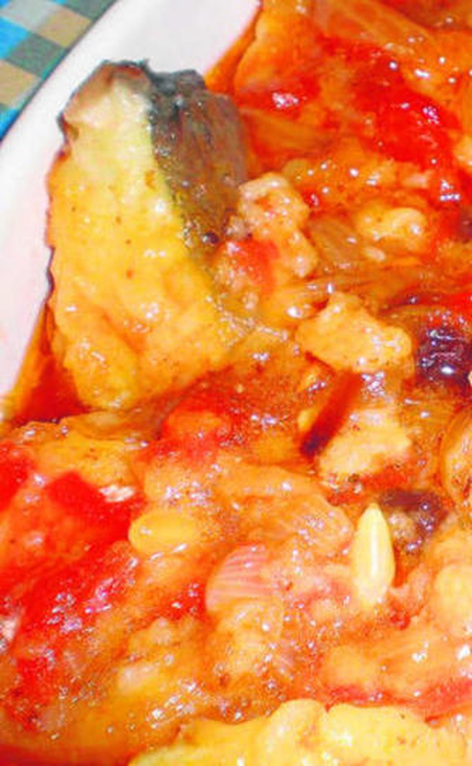 Bacalao con fritada de puerros