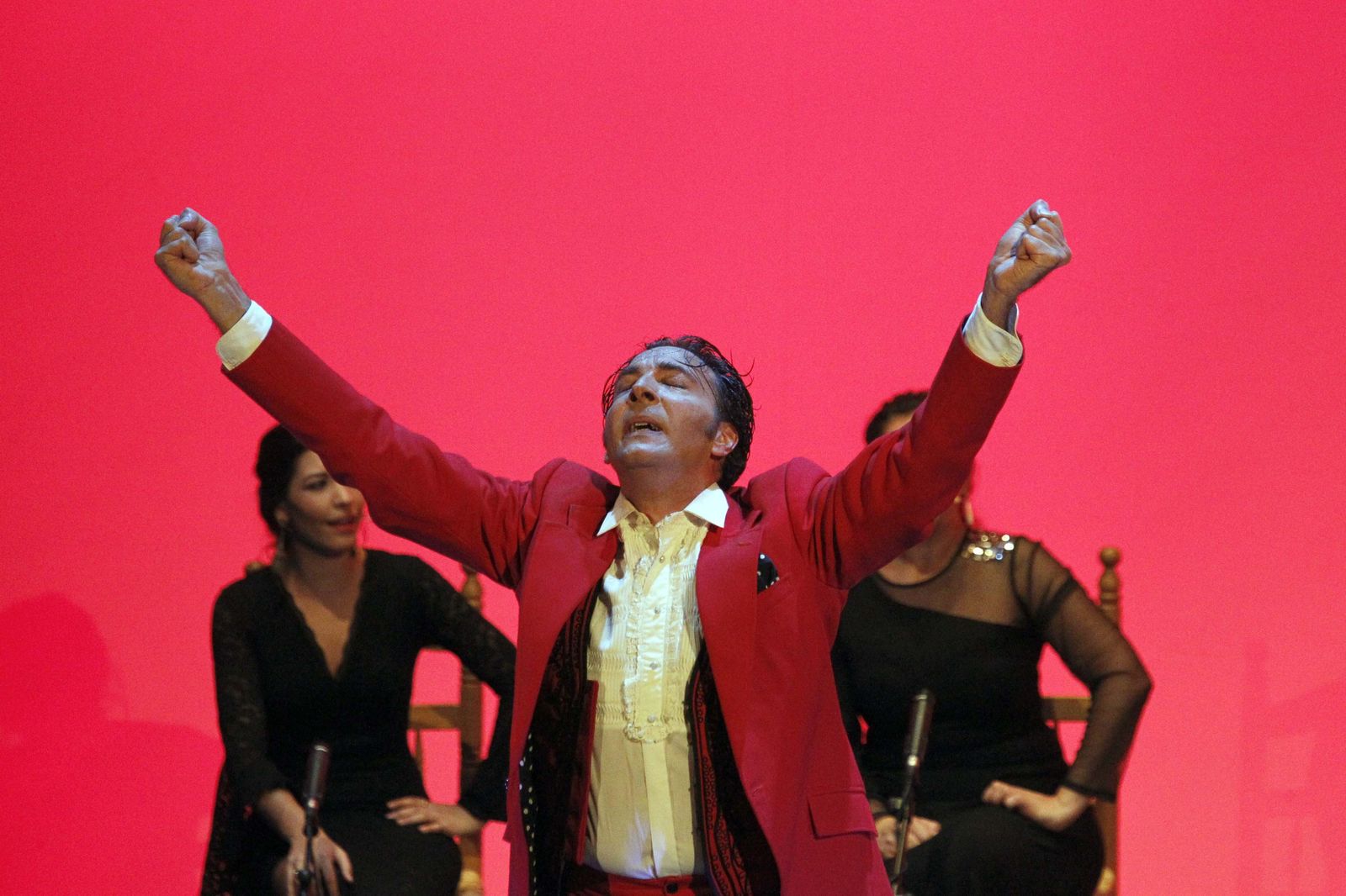 Antonio El Pipa, durante una actuación en San Roque.