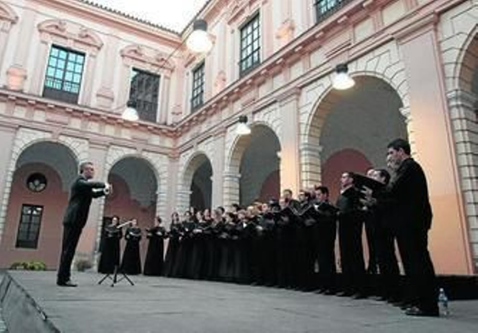 Concierto del Coro de la Sociedad Musical de Sevilla, ayer.