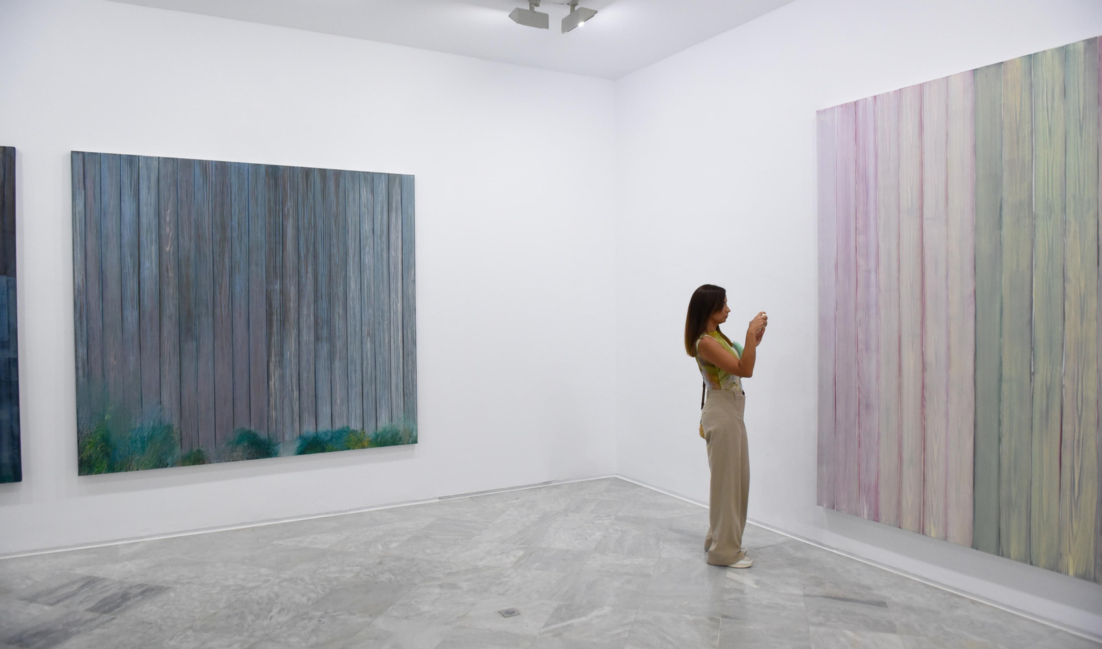 El CAAC presenta la renovación de la exposición Devenir pintura, con los Cielos de Carmen Laffón