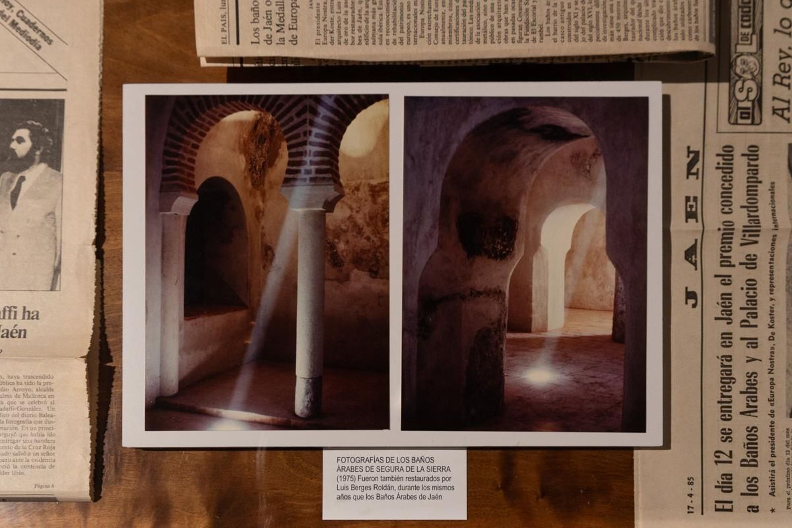 Inauguración la muestra "Los Baños Árabes de Jaén: Historia de un descubrimiento y su restauración. 40 años del Premio Europa Nostra"