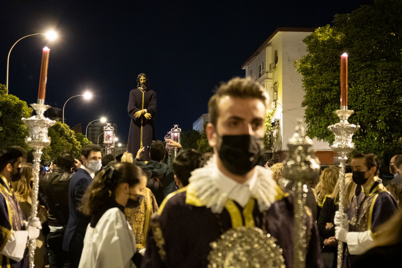 El vía crucis del Cautivo de Santa Genoveva, en imágenes
