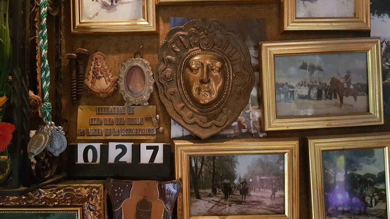 Detalles rocieros en La Chicotá.