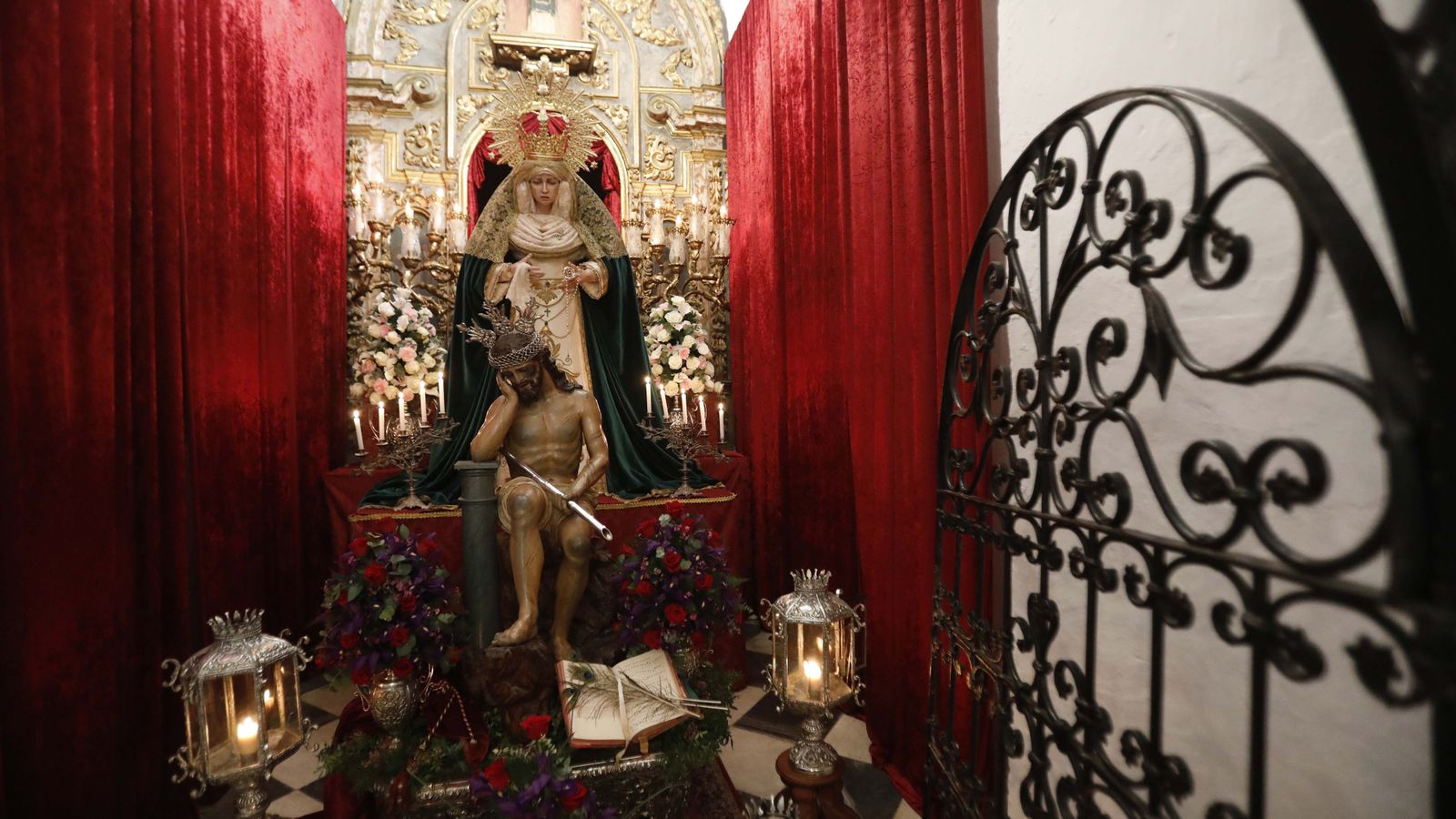 Fotos del Martes Santo en San Roque: Cristo de la Caña y Virgen de la Esperanza